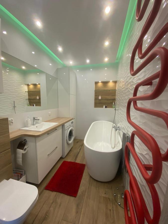 Apartament Przy Plazy De Luxe 70M2 Lägenhet Gdańsk Exteriör bild